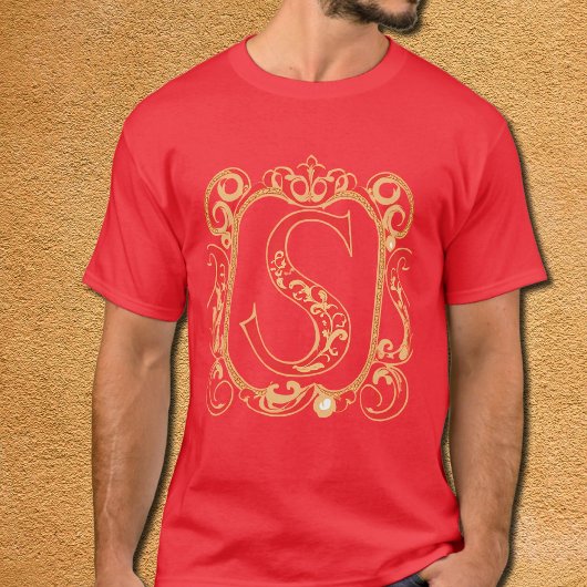 Antiek siermonogram - Capital S T-shirt