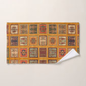 Antiek  Sinaasappel Terracotta Kilim Turks Bad Handdoek (Handdoek)