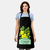 Antiek Sirop de Citron Lemons Adverteren Poster Schort (Gedragen)