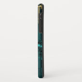 Antiek Skeleton Keys op groene achtergrond Case-Mate iPhone Case (Achterkant/links)