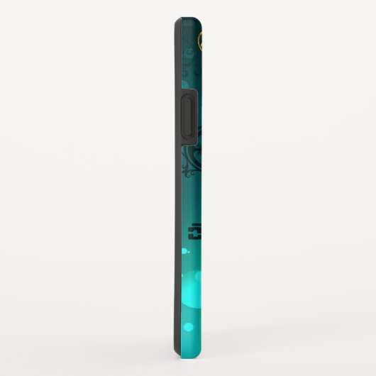 Antiek Skeleton Keys op groene achtergrond Case-Mate iPhone Case (Achterkant/rechts)