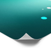 Antiek Skeleton Keys op groene achtergrond Poster (Hoek)