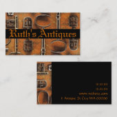 Antiek sleutelwinkel Winkel kopen Visitekaartje (Voorkant / Achterkant)