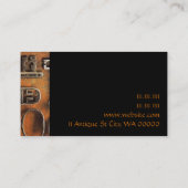 Antiek sleutelwinkel Winkel kopen Visitekaartje (Achterkant)