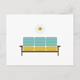 Antiek Sofa Briefkaart