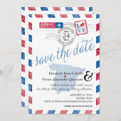 Antiek Spanje Airmail Save the Date (Voorkant / Achterkant)