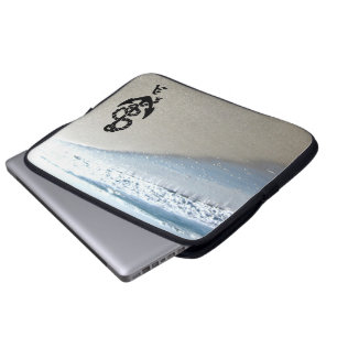 Antiek, speciaal op maat gesneden laptophoes laptop sleeve