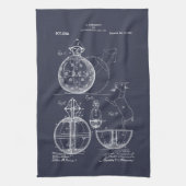 Antiek Speelgoed 1908 Roly Poly Patenttekening Theedoek (Verticaal)