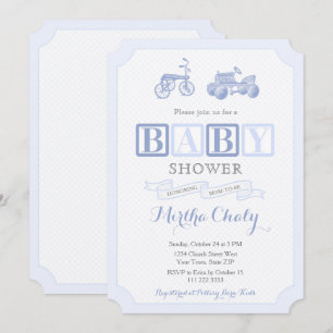 Antiek speelgoed ABC blokkeert Timeless Boy Baby s Kaart