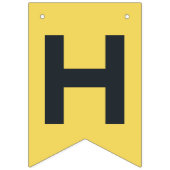 Antiek Speelgoed Robot Verjaardag HBD Vlaggetjes (Eerste vlag)