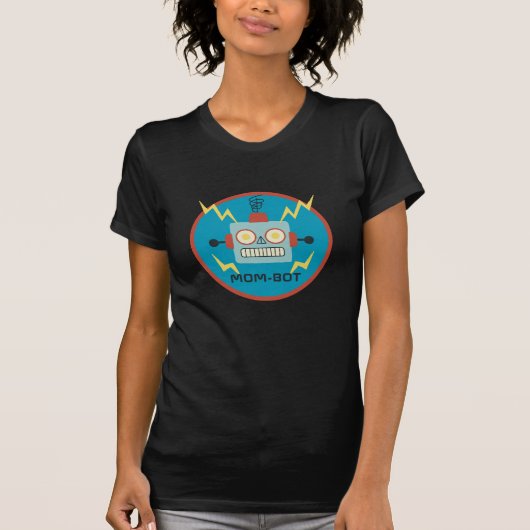 Antiek Speelgoed Robot Verjaardag T-shirt (Voorkant)