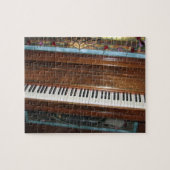 Antiek Speler Piano Jigsaw Puzzel (Horizontaal)