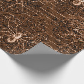 Antiek Spinnenpatroon Cadeaupapier (Hoek)