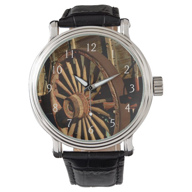 Antiek spoorwagon horloge (Voorkant)