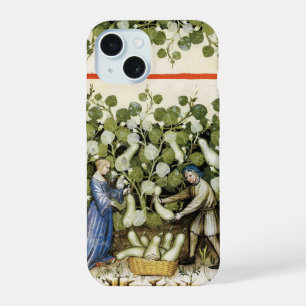 ANTIEK SQUASH HARVEST Squashes middeleeuwse kunst iPhone 15 Hoesje