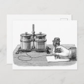 Antiek Steampunk Schrijver Edison Briefkaart (Voorkant / Achterkant)