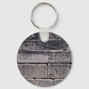 Antiek steenwand, Phaistos, Kreta, Griekenland Sleutelhanger