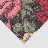 Antiek  stijl bloemendecoupage papier (Detail)