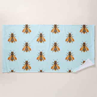 Antiek stijl Bumble Bee –  geïnspireerd Strandlaken