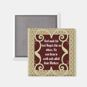 ANTIEK STIJL MOEDERS GEDICHT MAGNET MAGNEET (Voorkant / Achterkant)