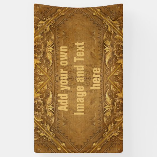 Antiek stijlpagina 10 + uw ideeën spandoek (Verticaal)