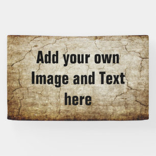 Antiek stijlpatroongrijze 2 + uw ideeën spandoek