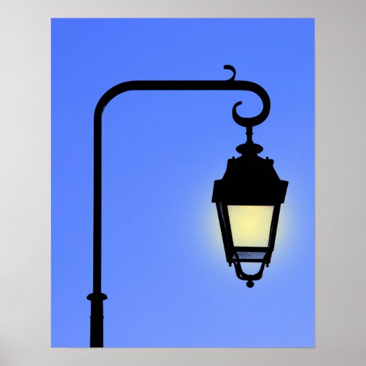 Antiek straatlamp poster (Voorkant)