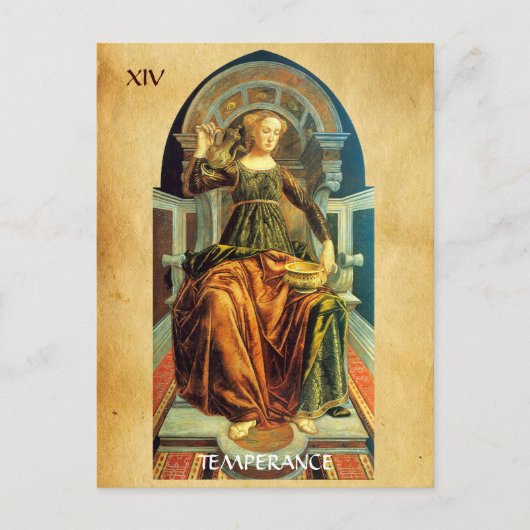 ANTIEK STREEFCIJFERS 14 / TEMPERANTIE BRIEFKAART (Voorkant)