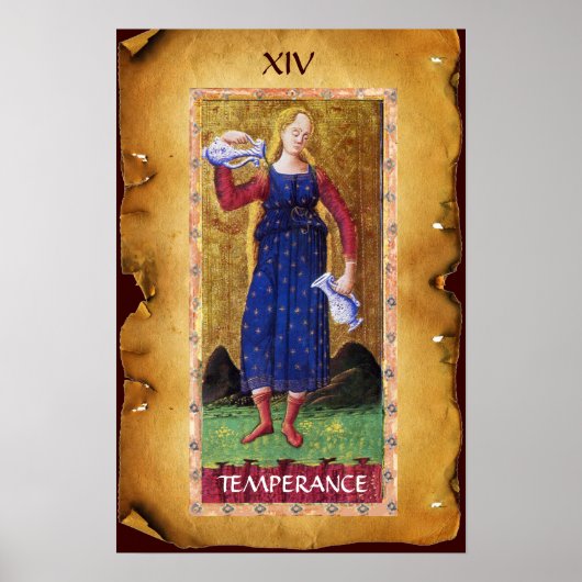 ANTIEK STREEFCIJFERS 14 / TEMPERANTIE POSTER (Voorkant)