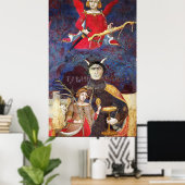 ANTIEK STREEFCIJFERS 15 / DEVIL POSTER (Thuiskantoor)