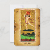 ANTIEK STREEFCIJFERS 19 / DE ZON AANKONDIGING (Voorkant)