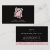 Antiek tabelspiegel visitekaartje (Voorkant / Achterkant)