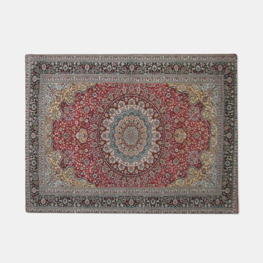 Antiek Tabriz Persian Deurmat (Voorkant)