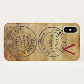 ANTIEK TALISMAN/PIRAAT-BEHANDELING MAPS PARCHMENT Case-Mate iPhone CASE (Achterkant (horizontaal))