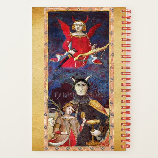 ANTIEK TAROTEN / FORTITUDE EN DEVIL TAROT NOTITIEBOEK (Achterkant)