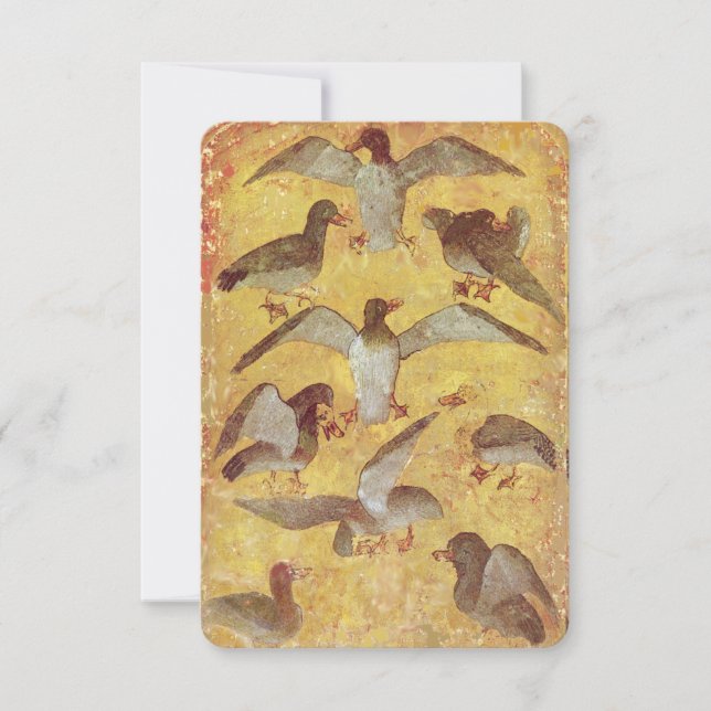 Antiek tarots/Duitse Kaarten/Negen Eenden (Voorkant)