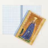 ANTIEK TAROTS / MAID EN PAGINA VAN WANDS Perkament Notitieboek (Binnen)