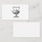 Antiek Tea Kettle Visitekaartje (Voorkant / Achterkant)