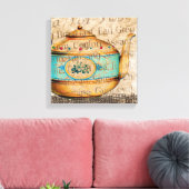 Antiek Tea Pot Canvas Afdruk (Insitu (Woonkamer))