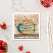 Antiek Tea Pot Servet (Insitu)