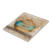 Antiek Tea Pot Tegeltje (Zijkant)