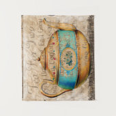 Antiek Tea Pot Wandkleed (Voorkant)