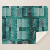 Antiek  textuurbackaardabstract, gerijpt, ag sherpa deken (Voorkant (horizontaal))