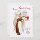 Antiek Thanksgiving Kaart (Voorkant / Achterkant)