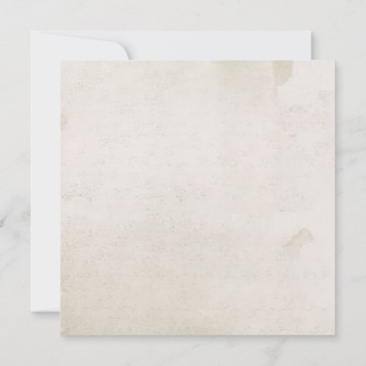 Antiek thema huwelijksuitnodiging save the date (Achterkant)