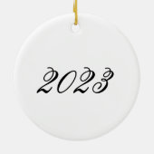 Antiek tijgerkat keramisch ornament (Achterkant)