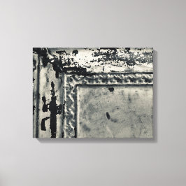 Antiek Tin Tegel Foto van Canvas Wall Art