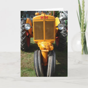 Antiek tractor kaart