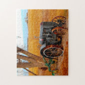 Antiek tractor South Dakota. Legpuzzel (Verticaal)