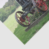 Antiek tractor tissuepapier (Detail)